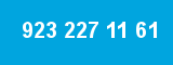 923 227 11 61 923 227 11 61